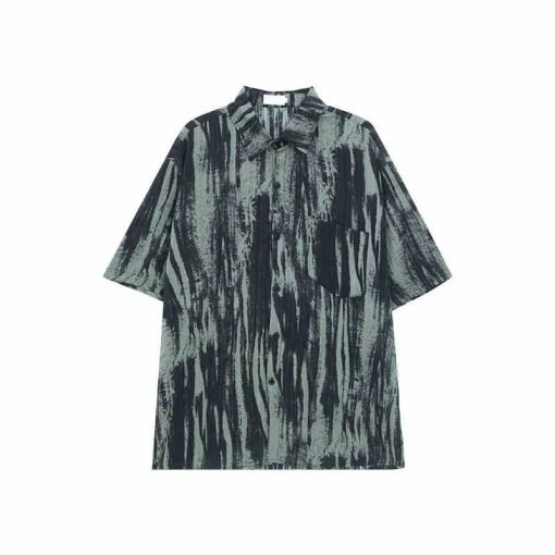 Riolio New Tie-dye Short Sleeve Shirts For Men Beach Streetwear Oversized T Shirt Man Elegant Fashion Harajuku Hawaiian Tops - Image 6
